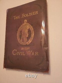 THE SOLDIER IN OUR CIVIL WAR, VOL II! 24 PICTURES! 1885! Grant, Meade, Burnside