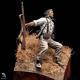 The Falling Soldier at Spanish Civil War v2 54mm Painted Toy Soldier Museum