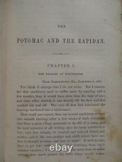 The Potomac And The Rapidan First Edition 1864 CIVIL War Soldier Memoir