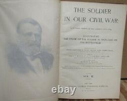 The Soldier in Our Civil War Edited by Mottelay-First Edition-2 Volume Set-1890