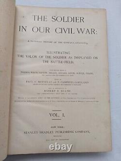 The Soldier in Our Civil War Volume I & II Vintage 1890 Books Pictoral History