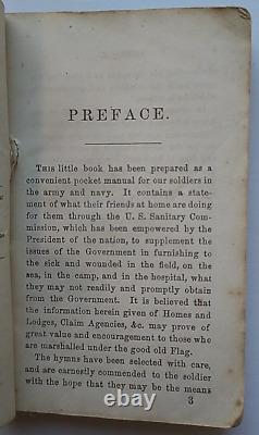 The Soldier's Friend U. S. Sanitary Commission Civil War Pocket Manual 1865