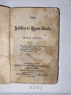 The Soldiers Hymn Book With Tunes Civil War Era 1860's