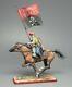 Tin soldier, Standard-bearer of General Kornilov, the Russian Civil War. 54mm