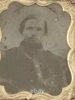 Tintype CIVIL WAR SOLDIER Ambro in 9th plate