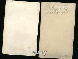 Two Civil War CDVs incl ID'd Soldier Ohio Infantry