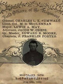 US Civil War 138th Pennsylvania Volunteers Soldier Record GAR Medal Tintype IDd
