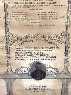 US Civil War 138th Pennsylvania Volunteers Soldier Record GAR Medal Tintype IDd