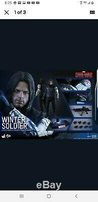 (US) Hot Toys MMS351 Captain America Civil War Winter Soldier sealed brown box