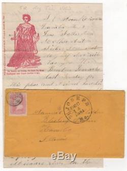 Union Civil War Soldier's Letter from St. Joseph, Missouri 1861