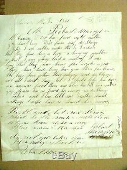 Us Colored Soldier CIVIL War Letter African-american Discharge