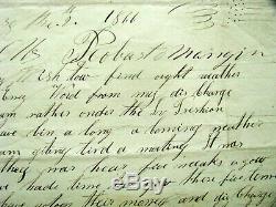 Us Colored Soldier CIVIL War Letter African-american Discharge