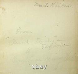 VAN DORN, Emily A Soldier's Honor 1902 Inscribed Civil War Account