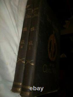 VINTAGE Soldier in our Civil War True History of United States MDCCCXC 2 vols
