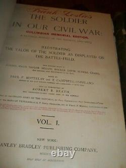 VINTAGE Soldier in our Civil War True History of United States MDCCCXC 2 vols