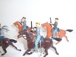 VTG Britains American Civil War Metal Confederate Soldier Lot Mounted Cavalry
