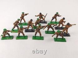 VTG Britains LTD 1971 DEETAIL Military Civil War Infantry Soldiers Lot of 62