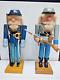 VTG Pair of 14 Tall Handmade Civil War Soldier Nutcrackers by Jack G. Wood