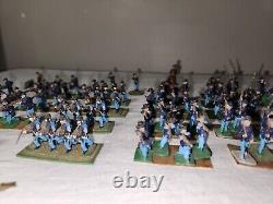 Vintage 28mm American Civil War Union Soldiers Lot of 108 Figures + Cannon Parts