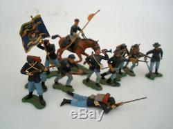 Vintage Britains Swoppets Union ACW American Civil War Soldiers mix 11 figures
