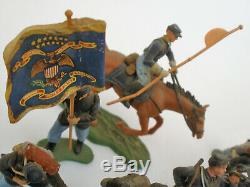 Vintage Britains Swoppets Union ACW American Civil War Soldiers mix 11 figures