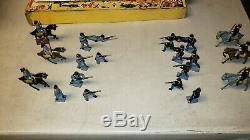 Vintage Lead Toy Civil War Soldiers by JOHILLCO, 14 Infantry and 6 Mounted