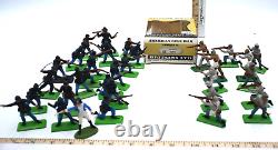 Vtg METAL Base Britains US AMERICAN CIVIL WAR Army Soldiers Union Confederate+++