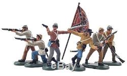 W Britain American Civil War Super Deetail Figures, Confederate Infantry, 52001