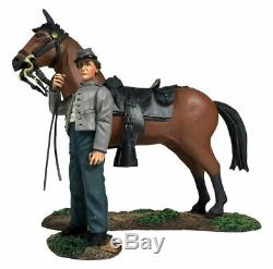 W Britain Soldiers 31270 American Civil War Confederate Orderly Holding Horse