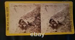 WAR FOR THE UNION Stereoview Dead Confederate Soldier John C Taylor Civil War