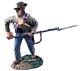 WBritains 31090 Confederate Infantry Reaching For Cartridge No 1 Civil War