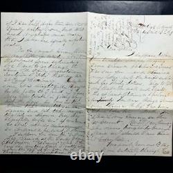 WCstamps U. S. Civil War Union Soldiers Letter To Mother With Matching Cover