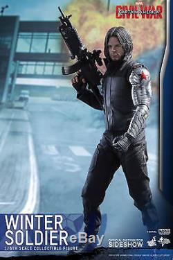 Winter Soldier CIVIL War Mms351 Hot Toys 6th Scale Figure Sideshow Collectibles