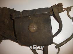 Wwi Us Army Cavalry Cavalrymans Soldier CIVIL War Leather Horse Blinders