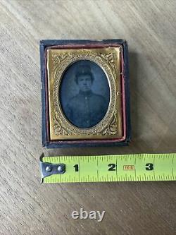 Young Civil War Soldier Possibly Teenager Tintype Photo
